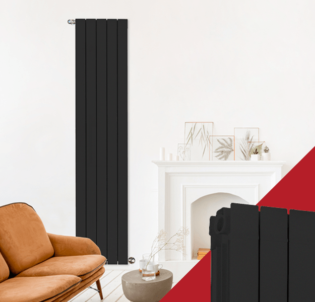 Radiadores decorativos GARDA S/90 BLACK COFFEE
