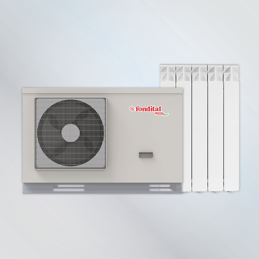 Pompe di calore & radiatori in alluminio