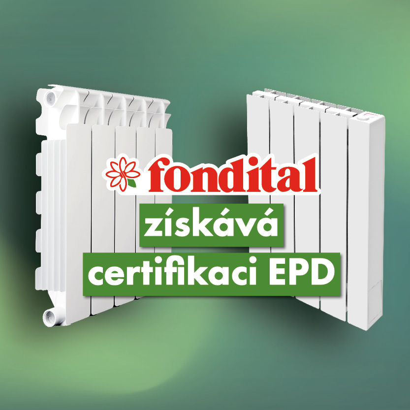 Fondital získal EPD Environmental Product Declaration pro radiátory z litinového hliníku